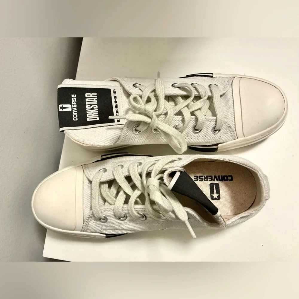 rick owens drkshdw drkstar x converse size 36 - Picture 4 of 4